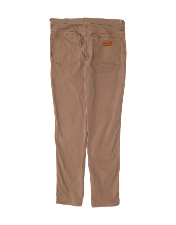 WRANGLER Mens Slim Casual Trousers W32 L31 Beige