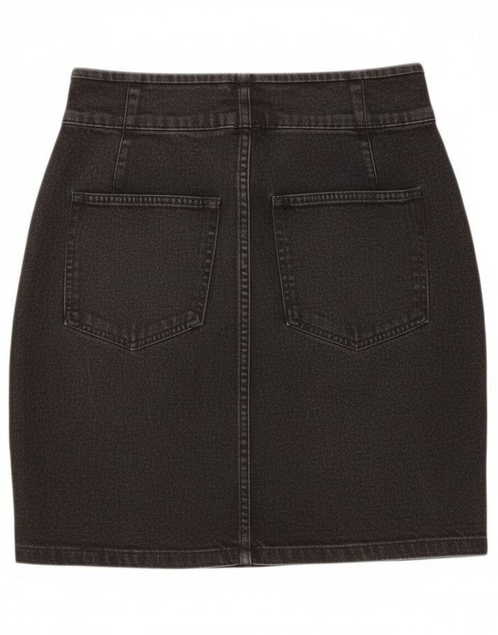 Fusta de blugi pentru femei Kappa W26 Small Black