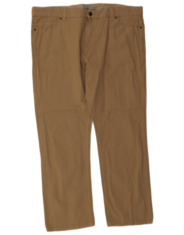 Pantaloni casual drepti pentru bărbați Marks & Spencer W42 L31 bumbac bej