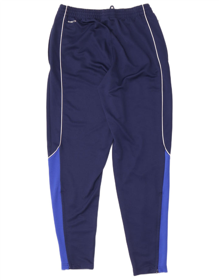 Pantaloni de trening Adidas Climalite pentru bărbați, medii, bleumarin, color block