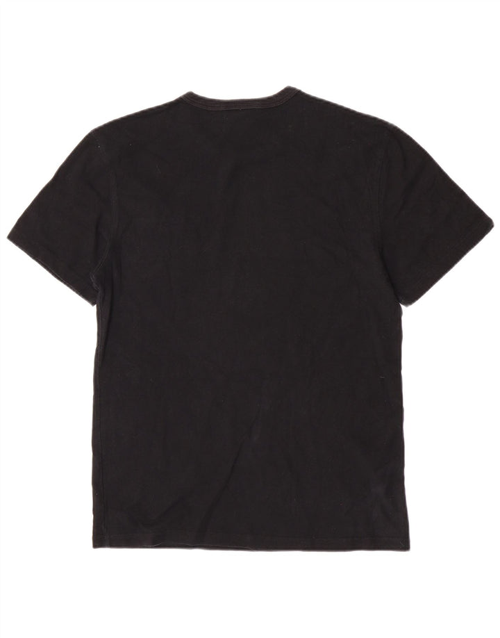 Tricou pentru bărbați Champion Heritage Top mic Bumbac negru