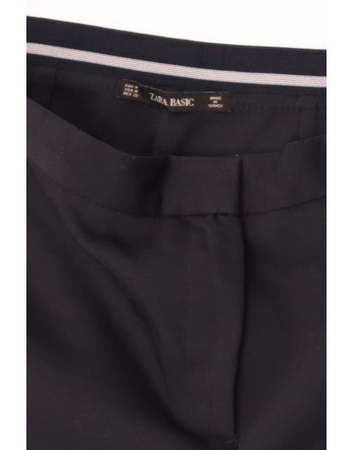 Pantaloni tăiați pentru femei Zara Mediu L28 L26 Bleumarin