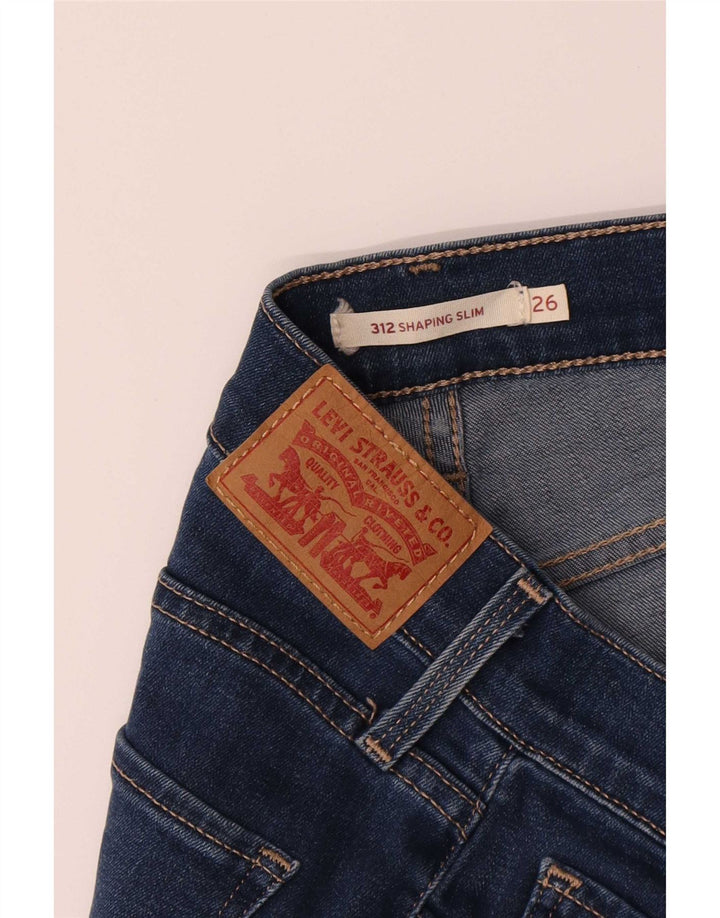 Blugi Levi's 312 Shaping Slim W26 L32 Bumbac albastru