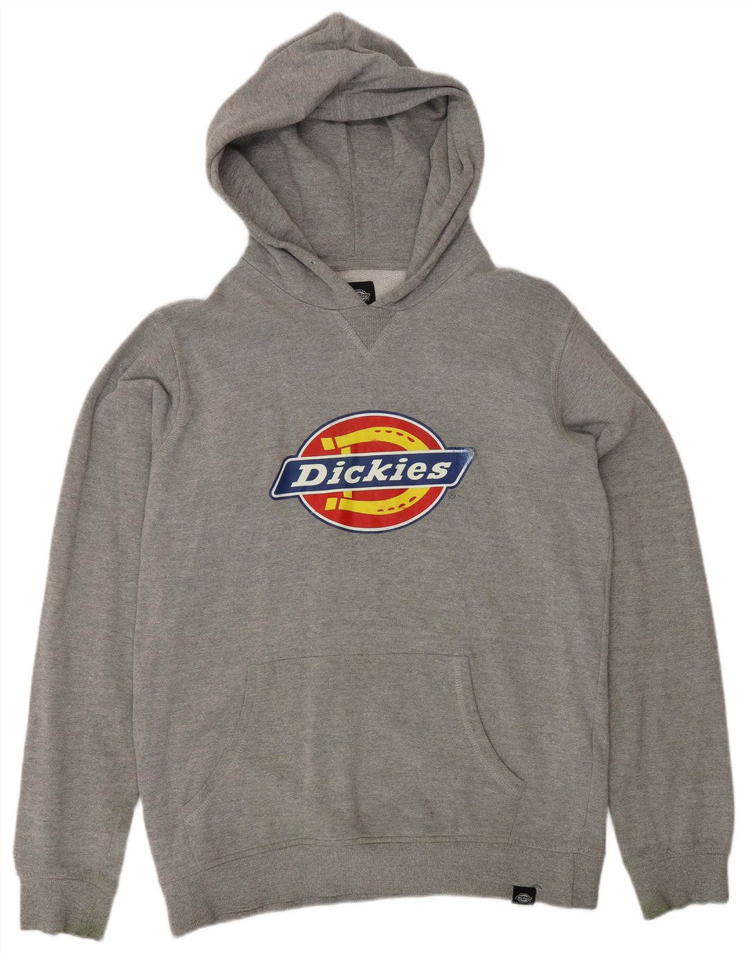 DICKIES Pulover grafic pentru bărbați din bumbac, gri mediu