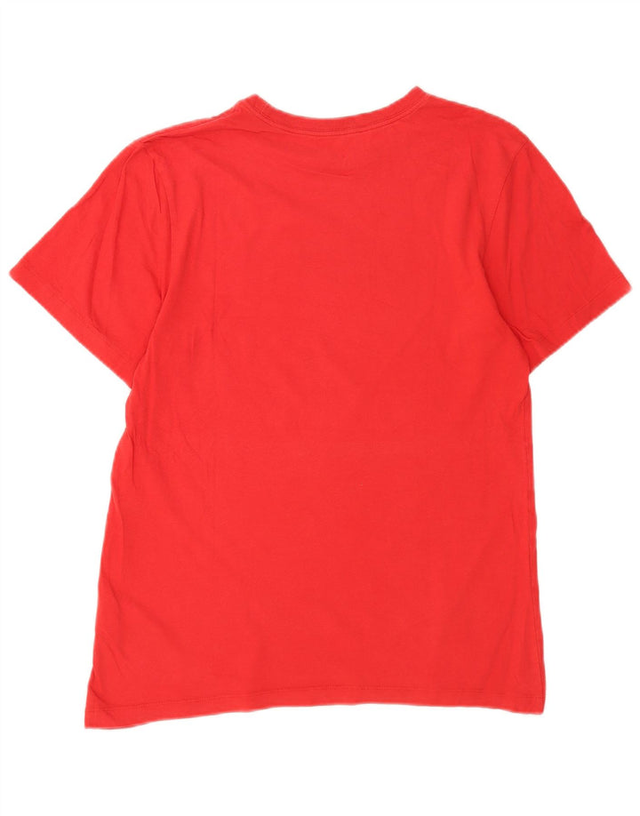 Tricou grafic Nike pentru bărbați Top mic, roșu, bumbac