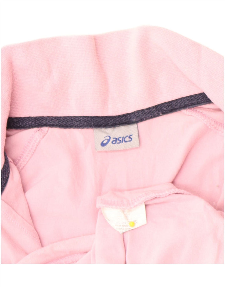 Jachetă de trening pentru femei Asics UK 12, bumbac roz mediu