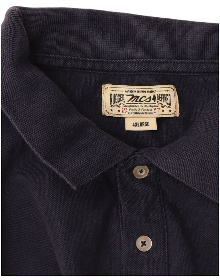 Tricou polo Marlboro Classics pentru bărbați, 4XL, bleumarin