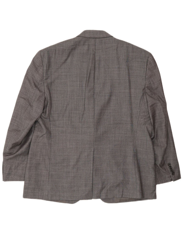 Jachetă Blazer pentru bărbați Chaps cu 2 nasturi UK 44 2XL Lână gri