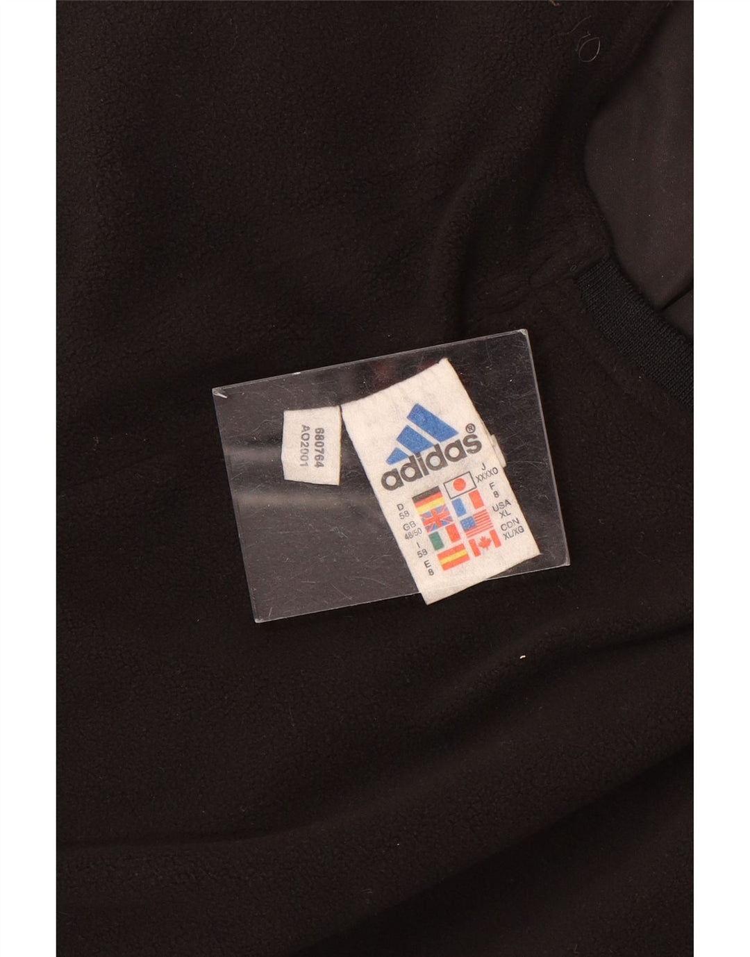 Top de trening Climashell fără mâneci pentru bărbați ADIDAS UK 48/50 XL negru