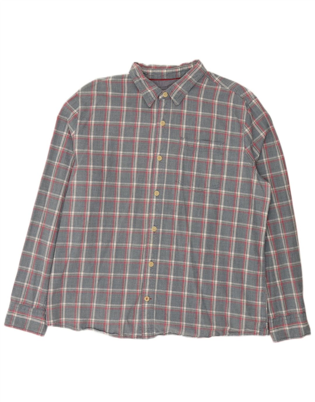 Cămașă pentru bărbați Fat Face Regular Fit 2XL, bumbac în carouri gri