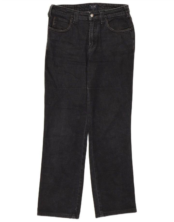 Blugi drepti pentru femei Armani W28 L28 gri