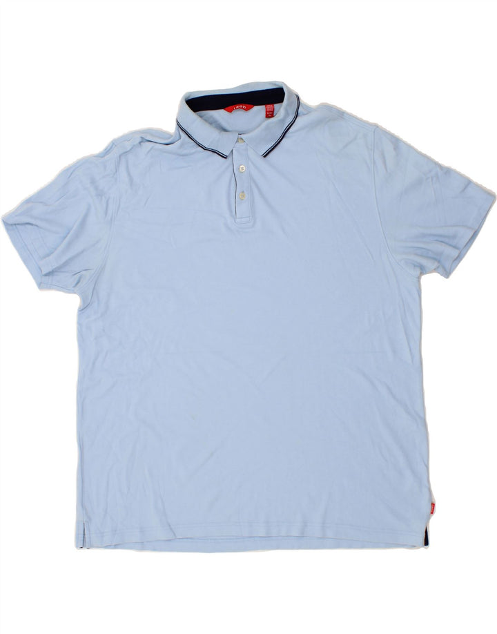 IZOD Mens Polo Shirt XL Blue Cotton Vintage Izod and Second-Hand Izod from Messina Hembry 