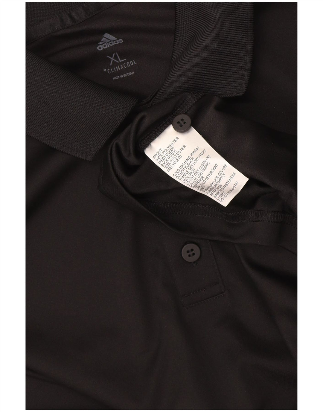 Tricou polo Adidas Climacool pentru bărbați XL, poliester negru