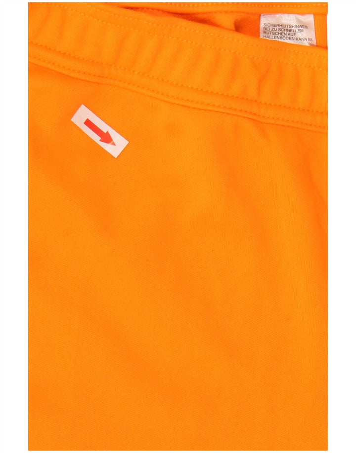 Pantaloni de trening ADIDAS Climalite pentru bărbați XL portocaliu din poliester color bloc