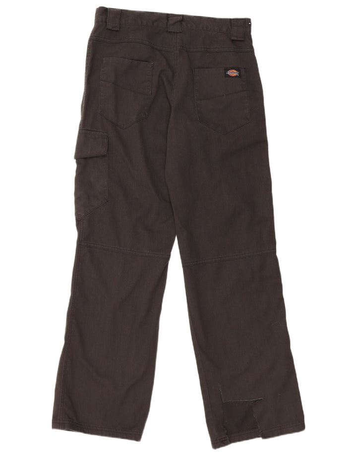 Pantaloni cargo drepti pentru femei Dickies US 10 Medium W28 L31 Gri