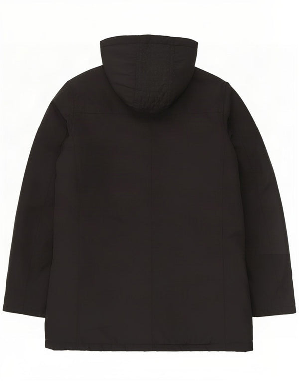 Jachetă parka cu glugă Guess Boys 13-14 ani 2XL poliamidă neagră