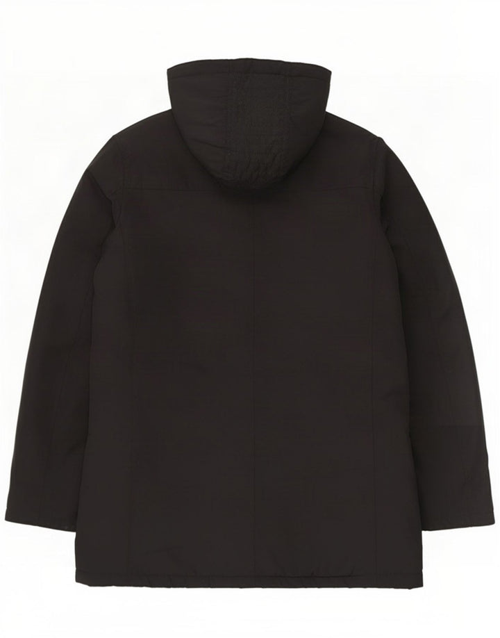 Jachetă parka cu glugă Guess Boys 13-14 ani 2XL poliamidă neagră