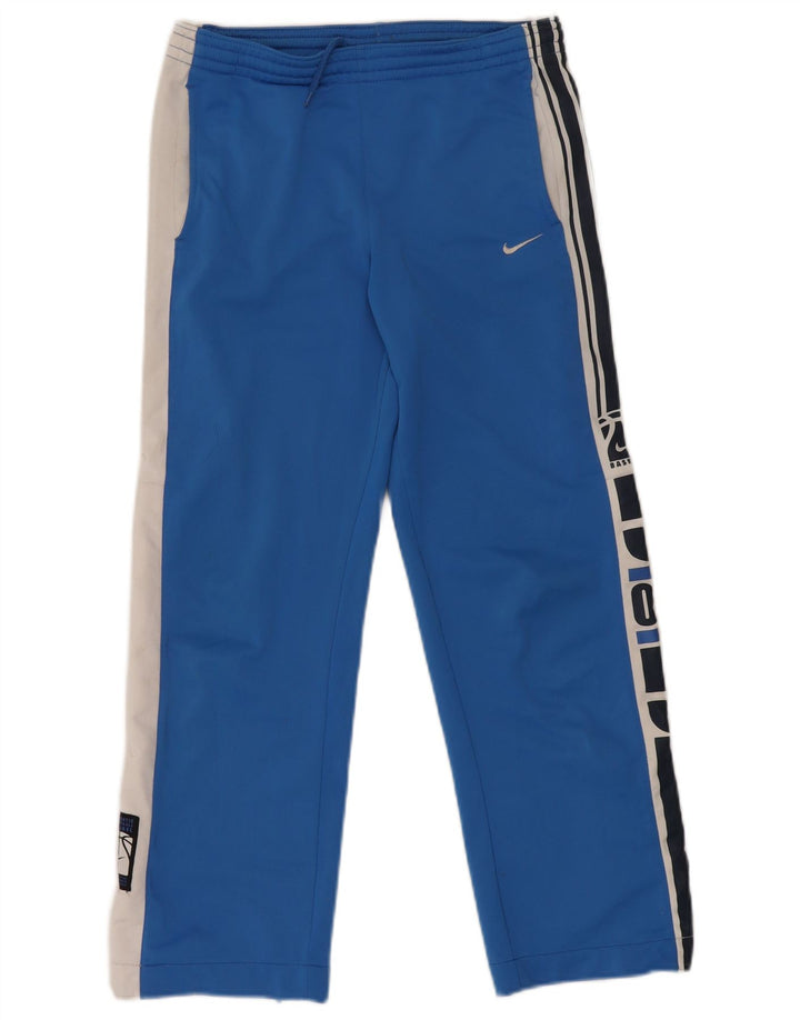 Pantaloni de trening grafic NIKE pentru băieți 10-11 ani albastru mediu colorblock
