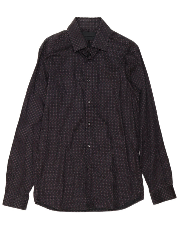 Cămașă pentru bărbați Diesel IT 48 Medium Burgundy Geometric Bumbac