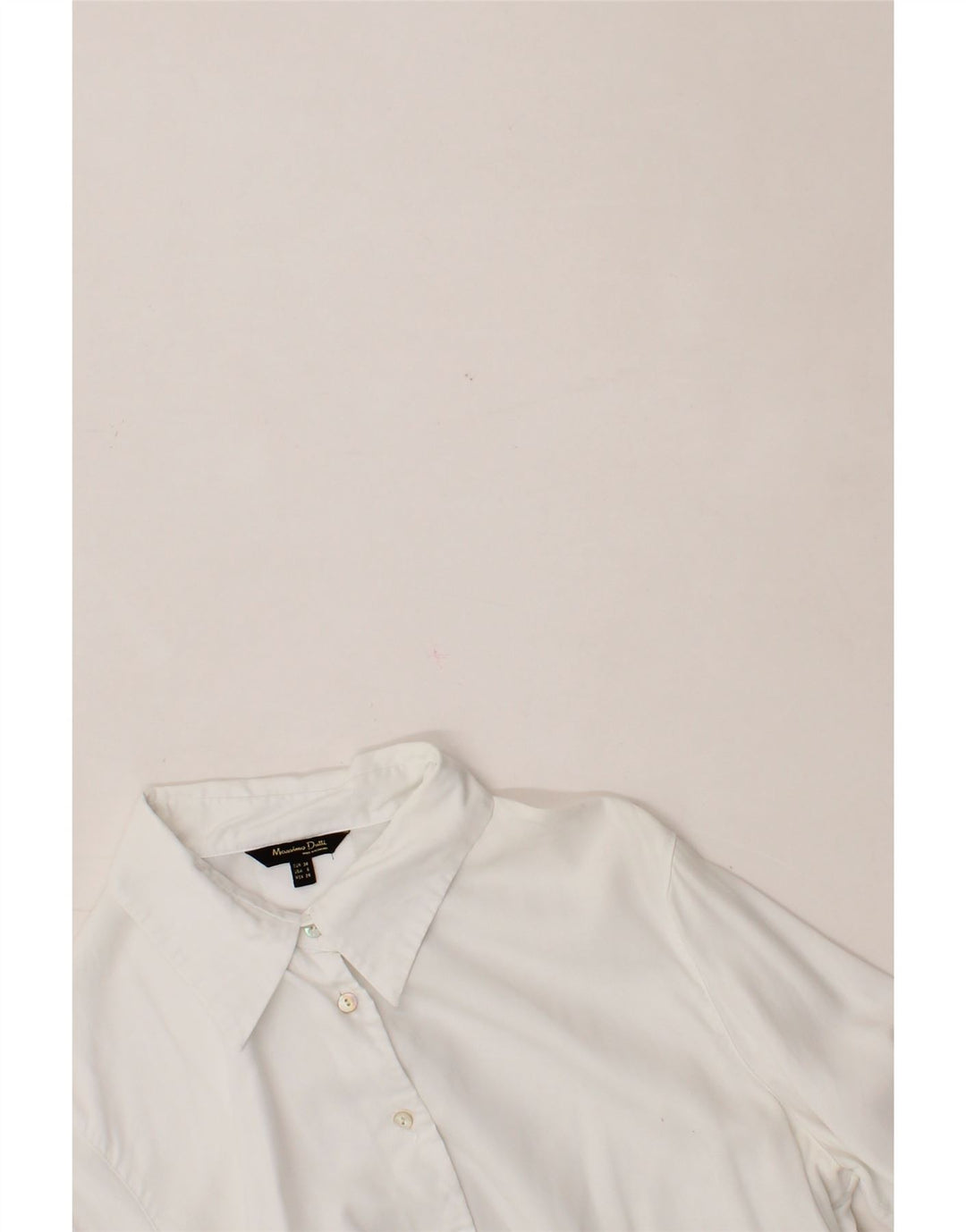 Camasa de dama MASSIMO DUTTI EU 38 Lyocell alb mic