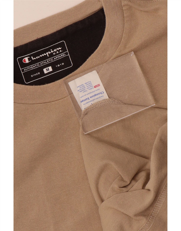 Tricou Bărbați CHAMPION Top Mediu Bej Bumbac