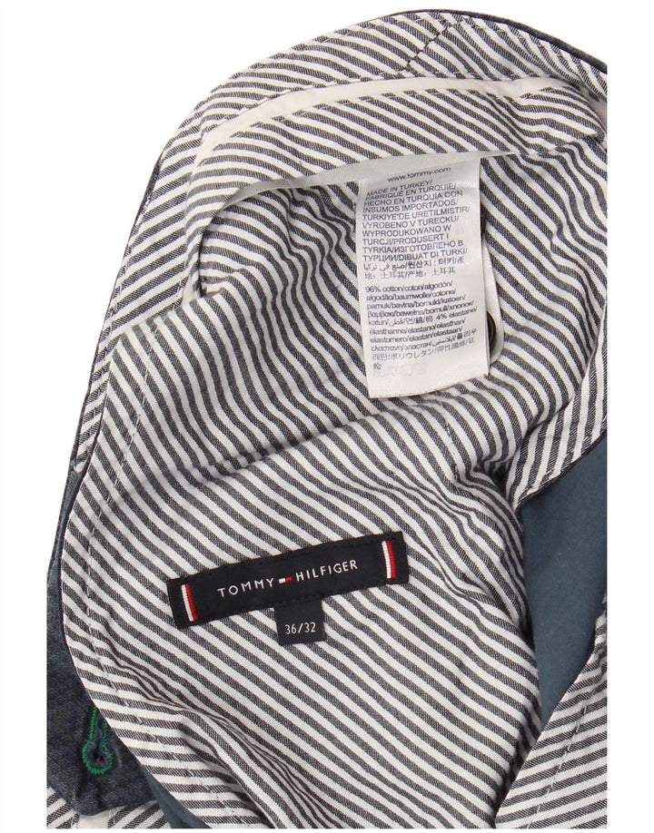 TOMMY HILFIGER Pantaloni chino slim pentru bărbați W36 L32 bumbac bleumarin