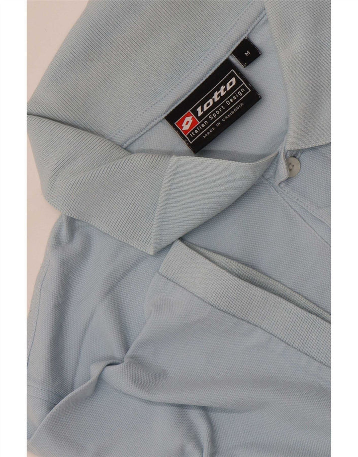Tricou polo pentru bărbați Lotto, albastru mediu