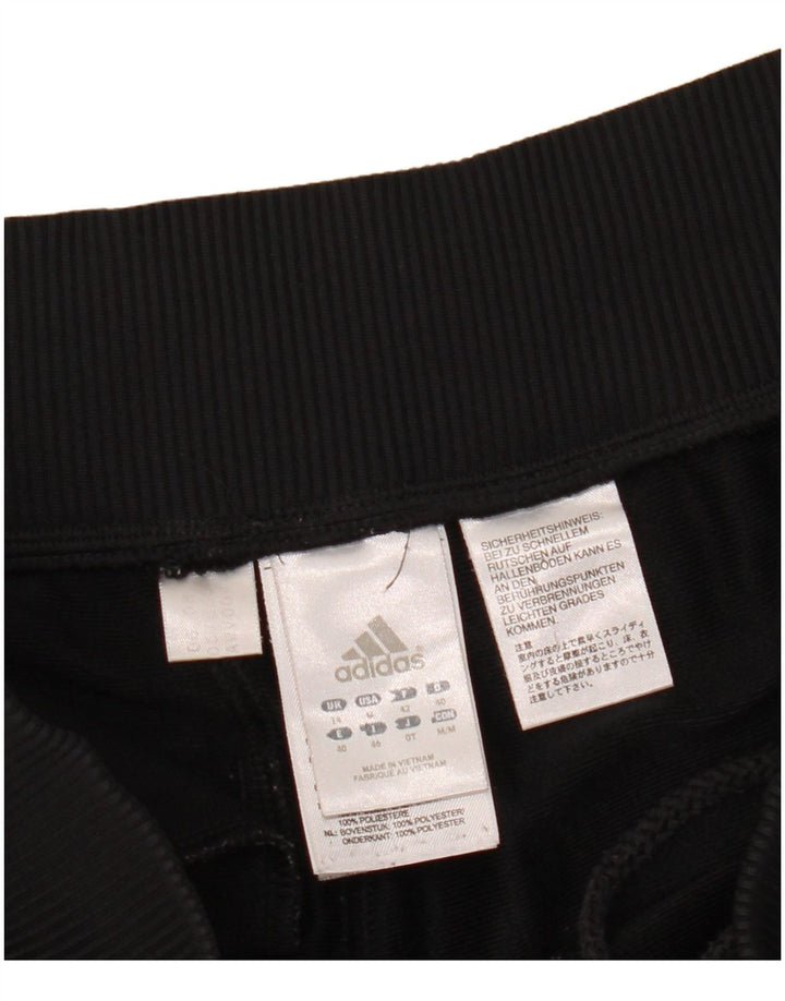 Pantaloni de trening Adidas pentru femei UK 14 Poliester negru mare