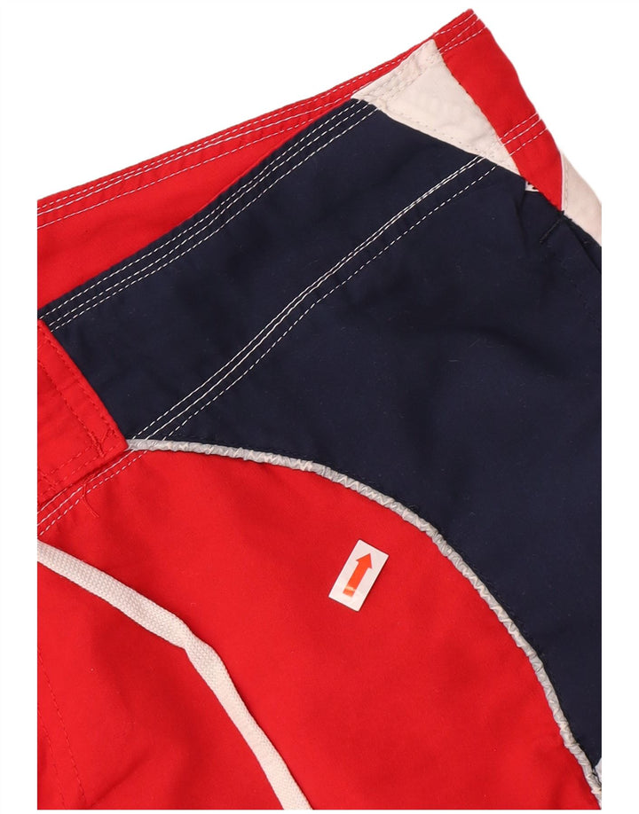 Pantaloni scurți de înot grafic pentru bărbați Diadora, XL, roșu, poliester color bloc