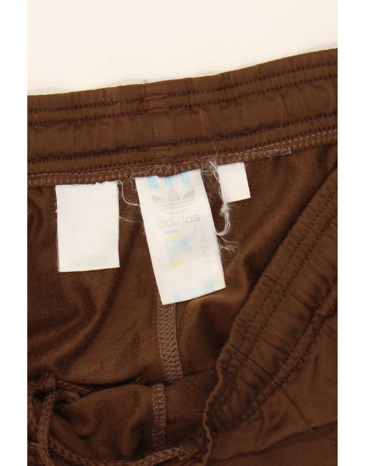 Pantaloni de trening Adidas pentru bărbați Joggeri UK 38/40 Poliester maro mediu