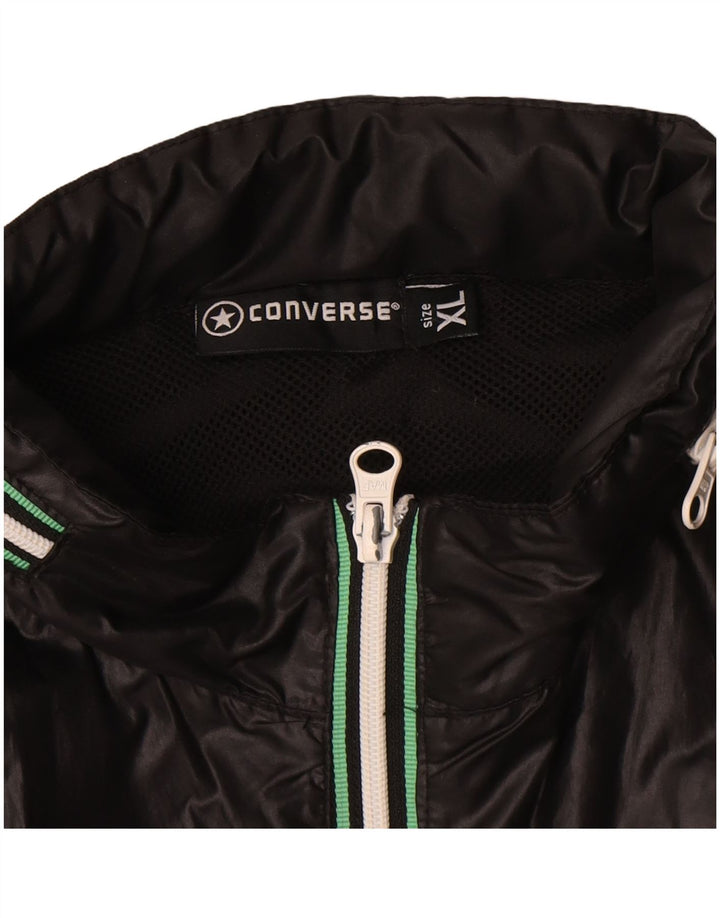 Jachetă Windbreaker pentru bărbați Converse UK 42 XL Poliester negru