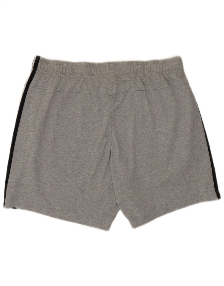 Pantaloni scurți sport Adidas pentru bărbați, bumbac, gri mediu