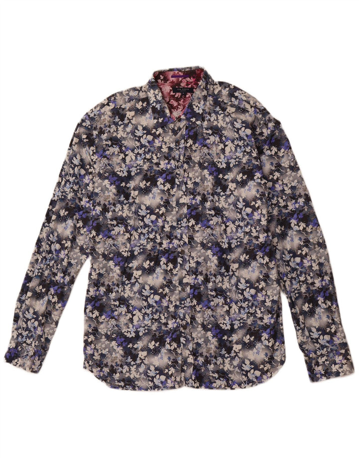 Cămașă pentru bărbați TED BAKER Mărimea 5 XL Bumbac floral multicolor