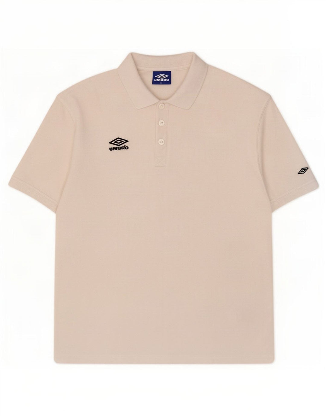 Cămașă polo pentru bărbați Umbro XL, poliester alb