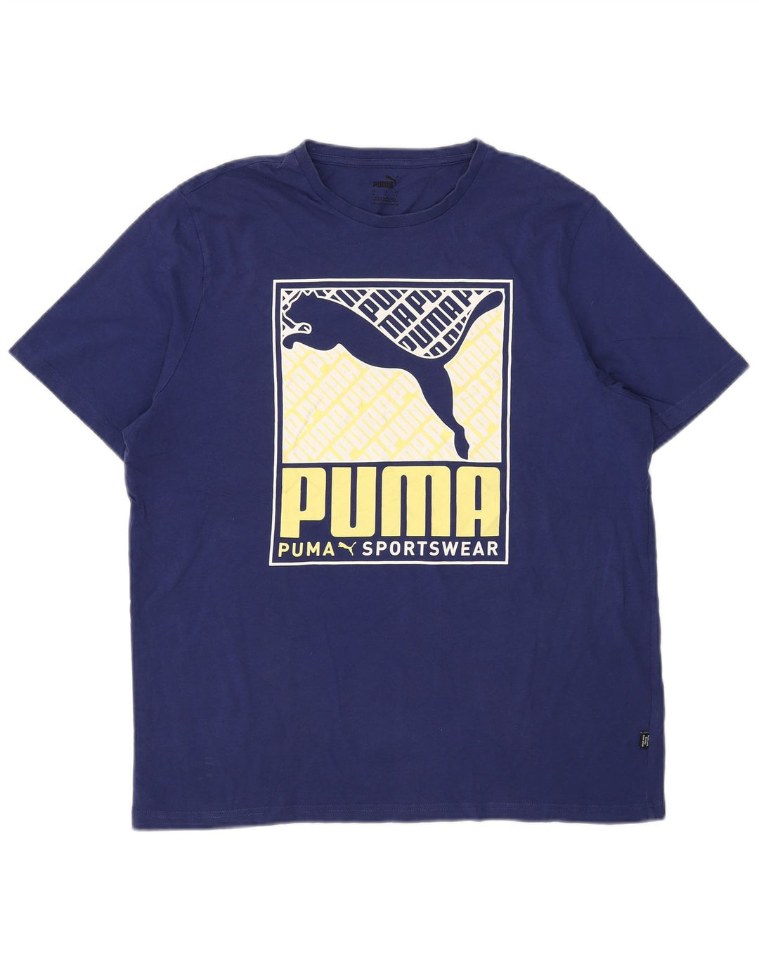 Tricou grafic Puma pentru bărbați Top Large Blue