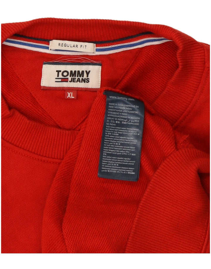 Hanorac pentru bărbați Tommy Hilfiger, cu croiala normală, XL, bumbac roșu