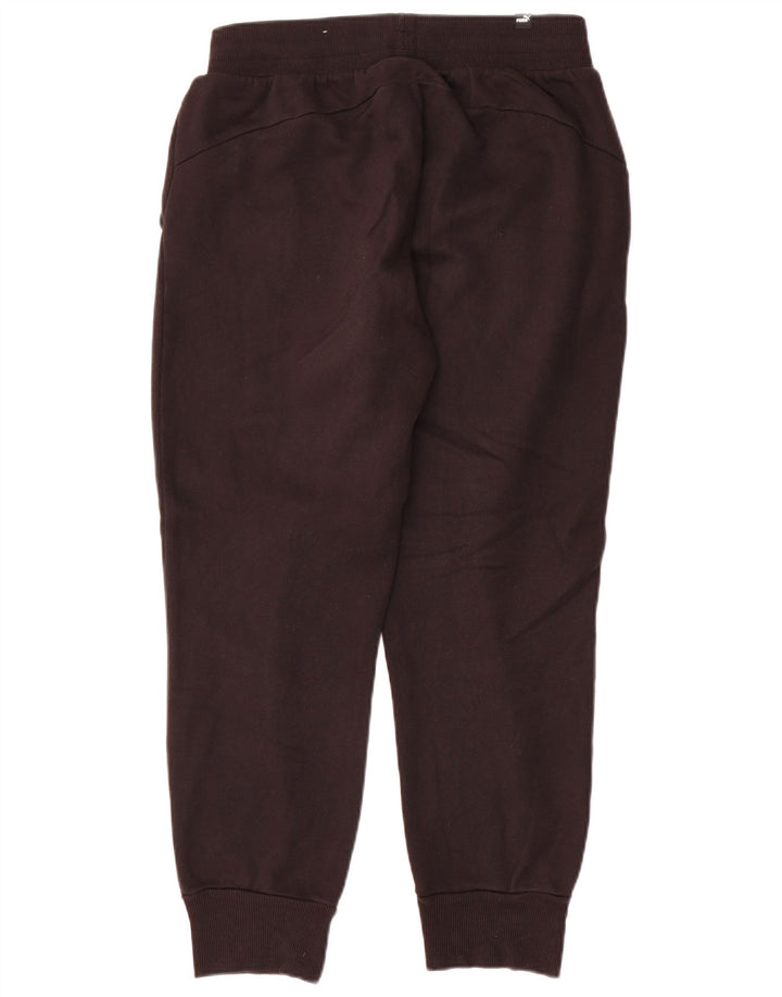 Pantaloni de trening Puma pentru bărbați Joggeri mici din bumbac negru
