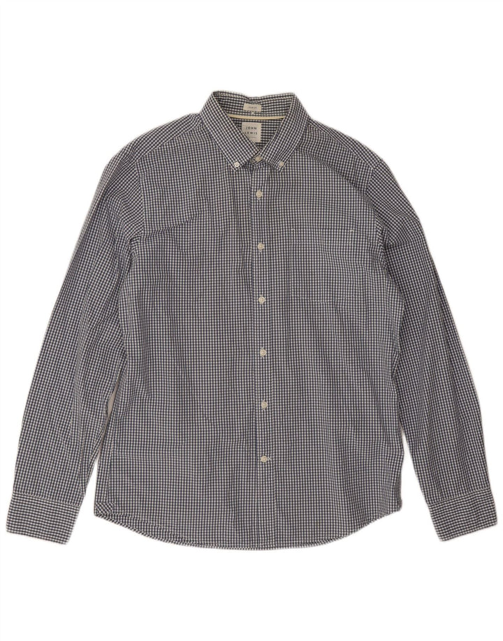 Cămașă pentru bărbați John Lewis, slim fit, mare, bleumarin, din bumbac