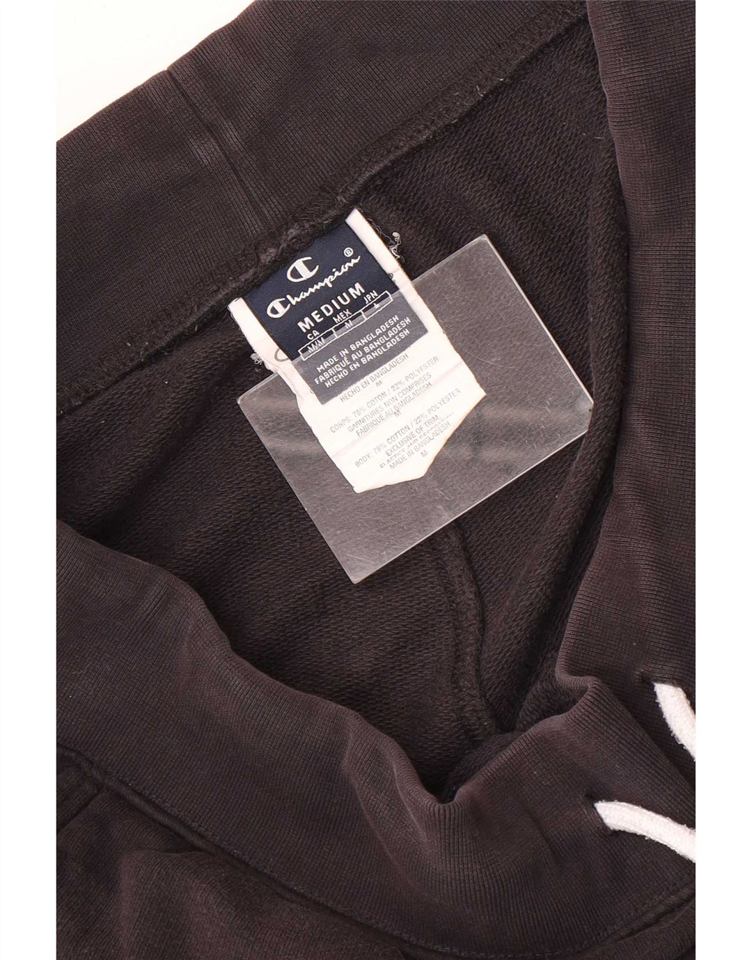 Pantaloni scurți sport Champion pentru bărbați, bumbac mediu negru