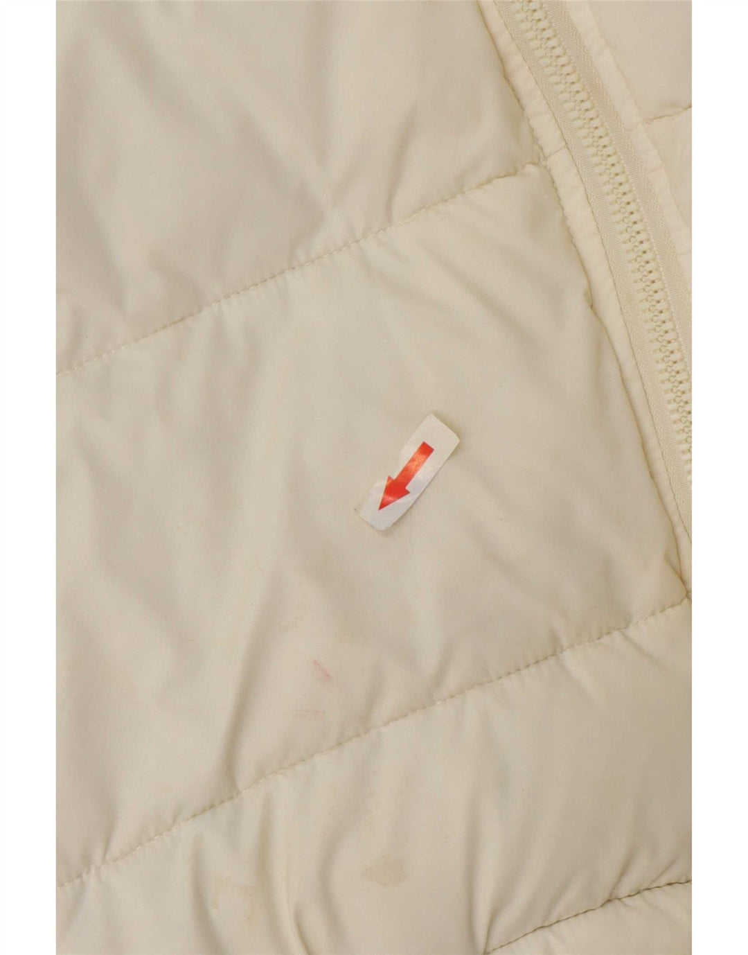Jachetă căptușită supradimensionată cu glugă pentru femei Ellesse UK 8 Small Off White
