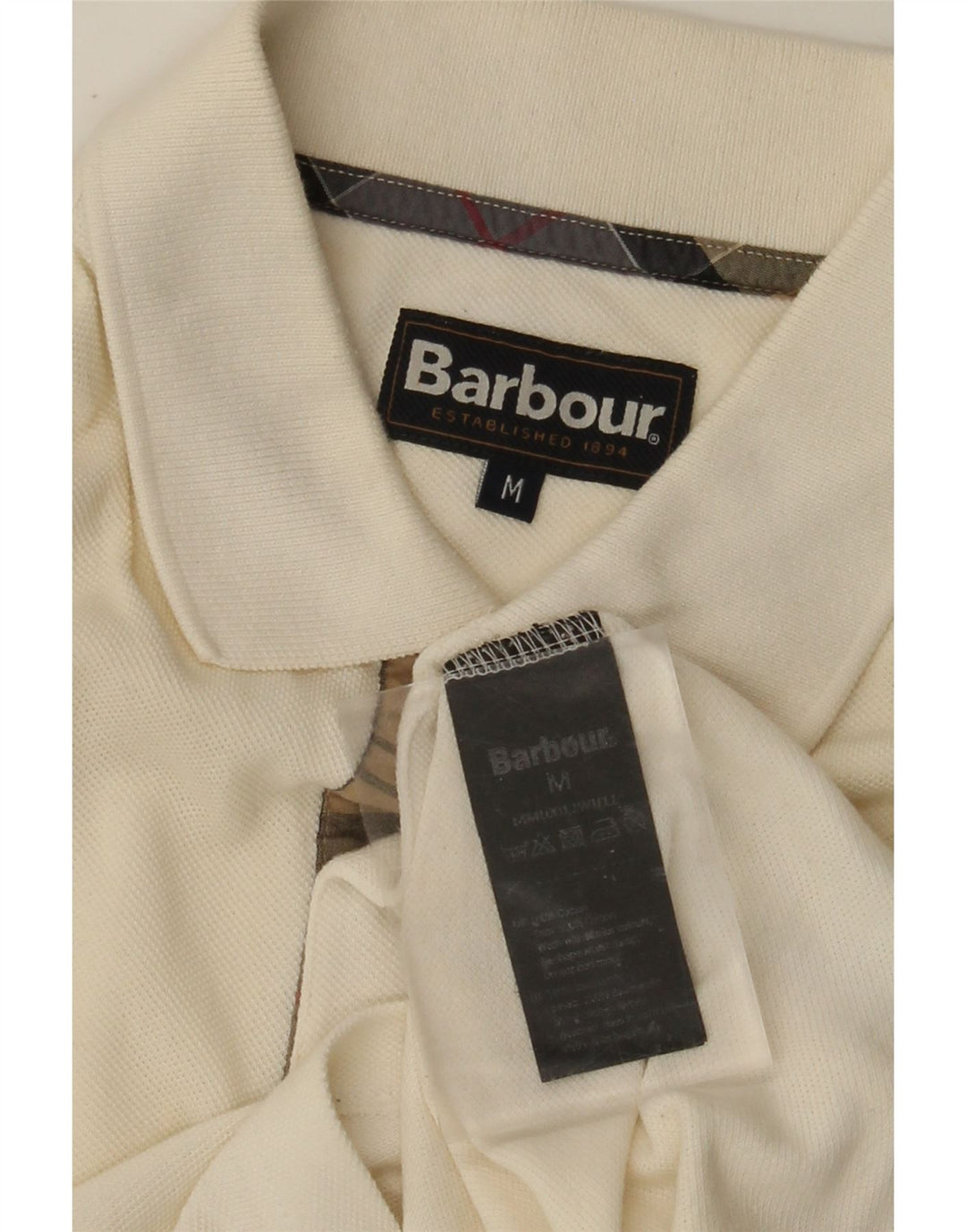 Tricou polo BARBOUR pentru bărbați, bumbac, bej mediu
