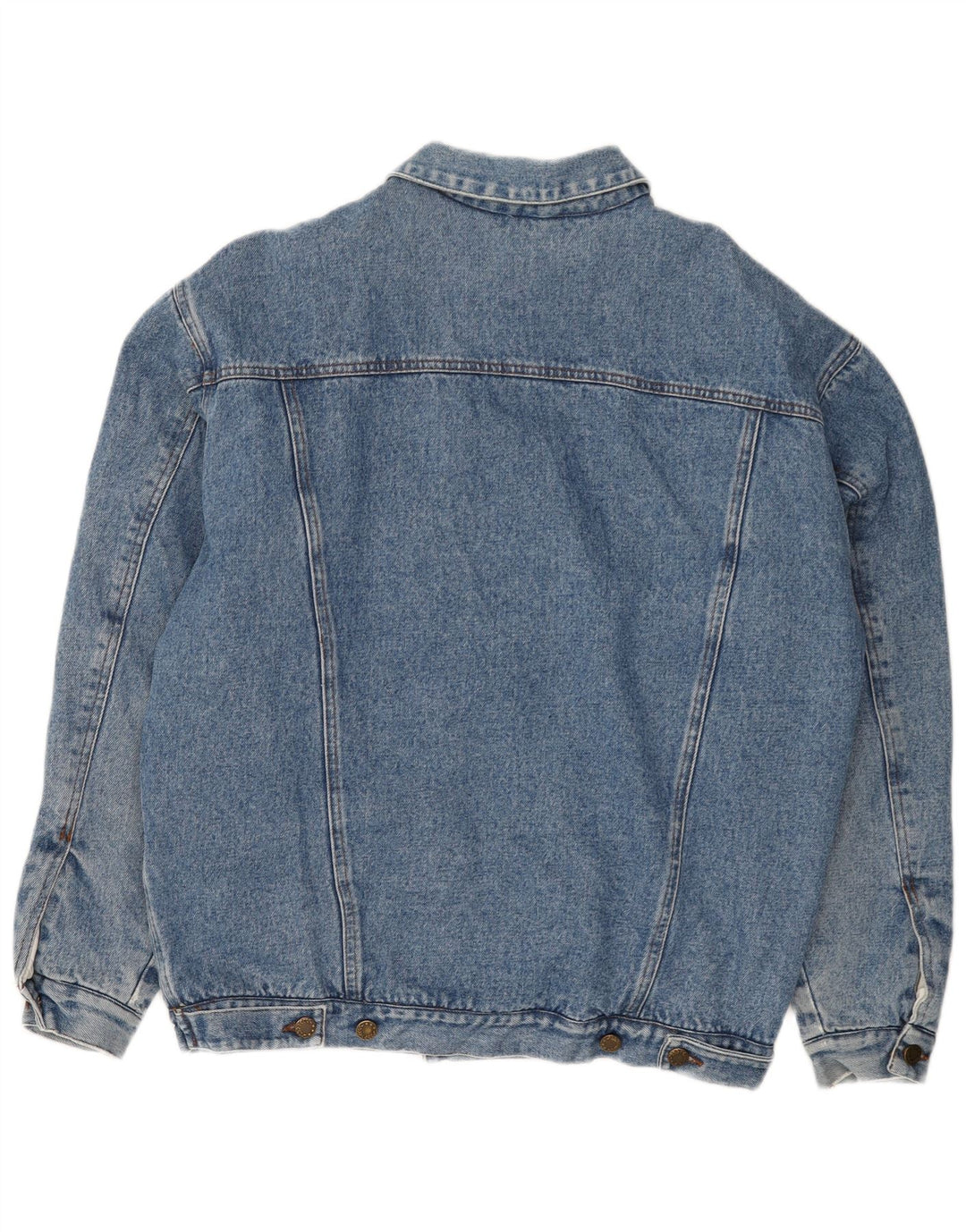 Jachetă din denim Sherpa pentru bărbați vintage UK 40 Large Blue