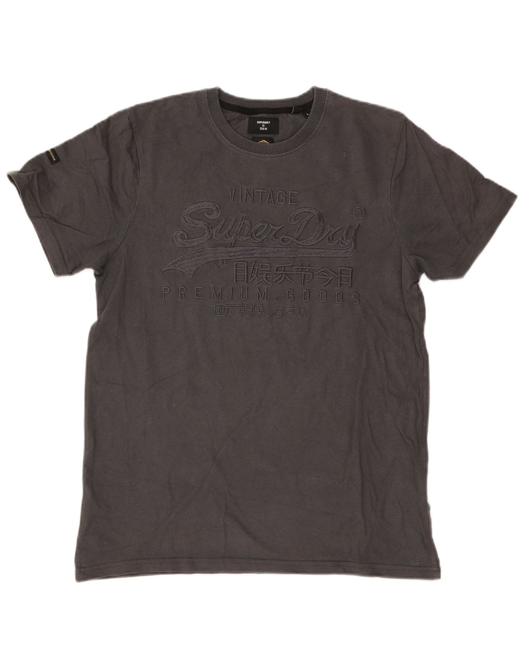 Tricou cu grafic standard Superdry pentru bărbați Top mare bumbac gri