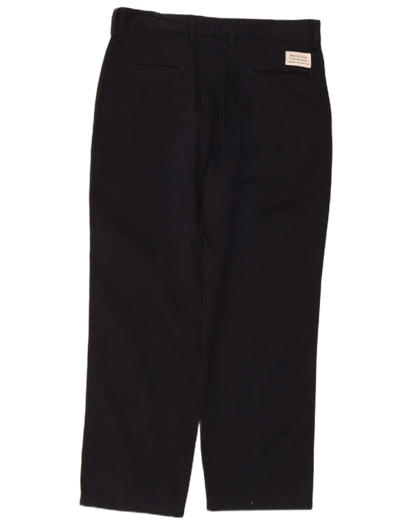 Pantaloni casual drepti pentru bărbați Avirex L33 L28 Bumbac bleumarin