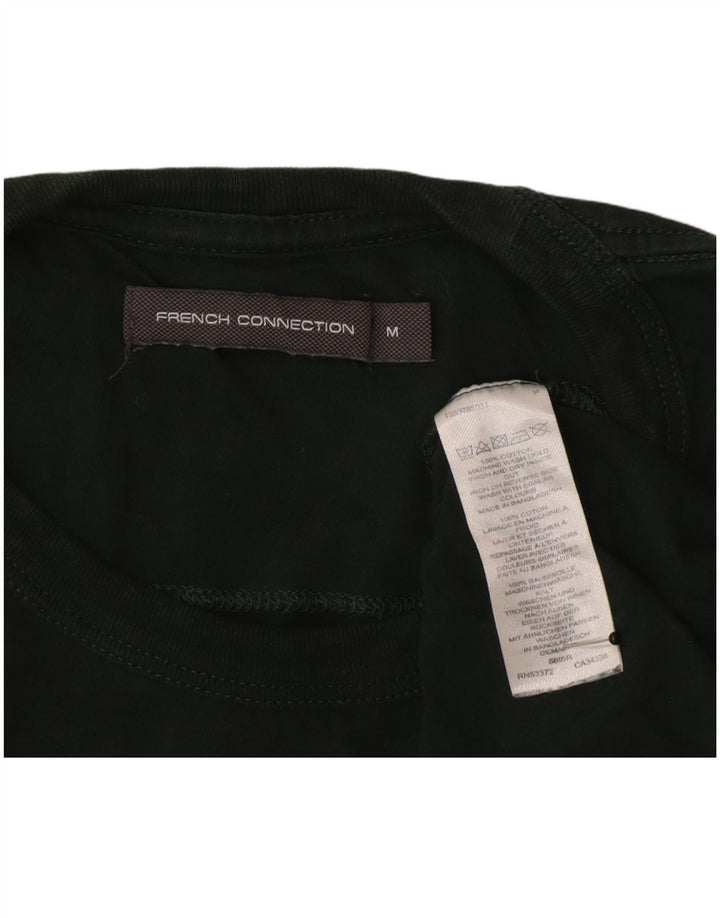 Tricou obișnuit pentru bărbați French Connection Top din bumbac verde mediu