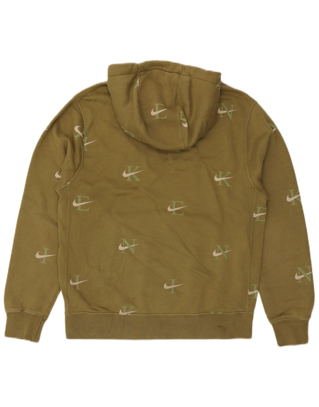 Pulover Nike Grafic pentru bărbați, bumbac mediu kaki