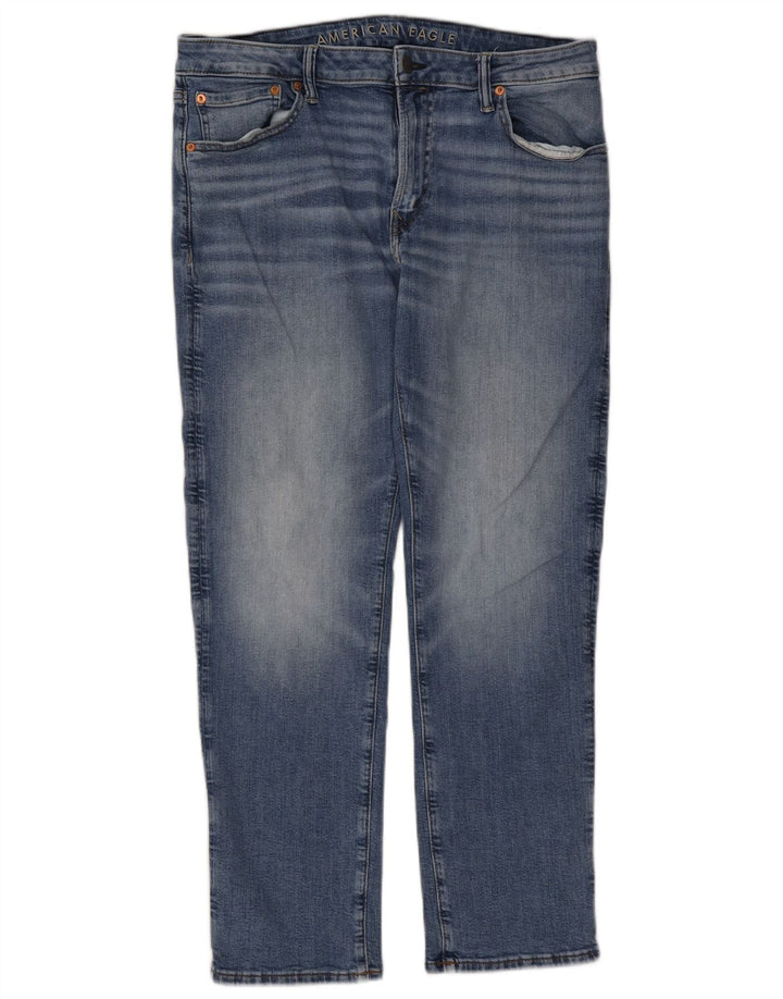 Blugi pentru bărbați American Eagle Airflex Slim W36 L30 Bumbac albastru