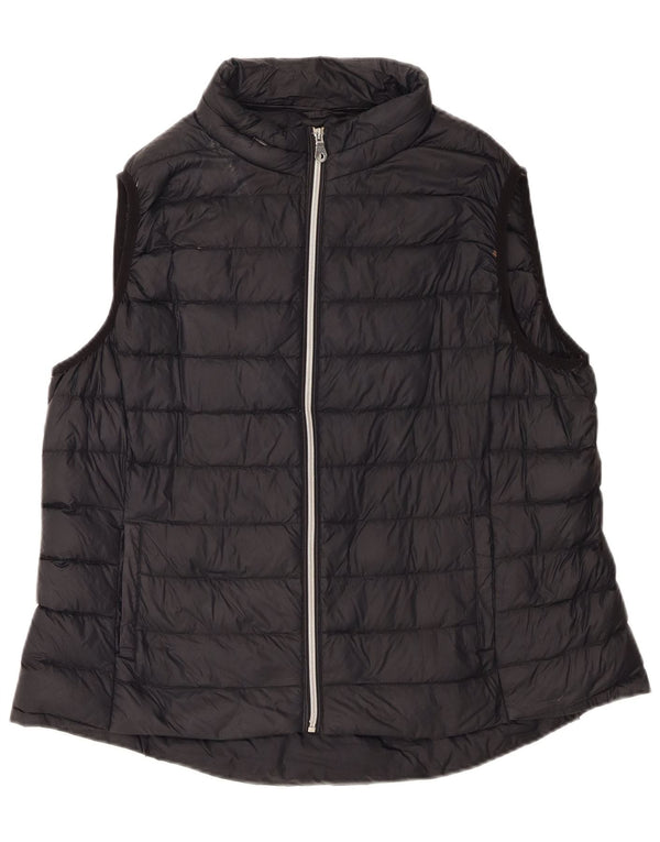 Gilet căptușit pentru femei Marks & Spencer UK 20 2XL Poliamidă neagră