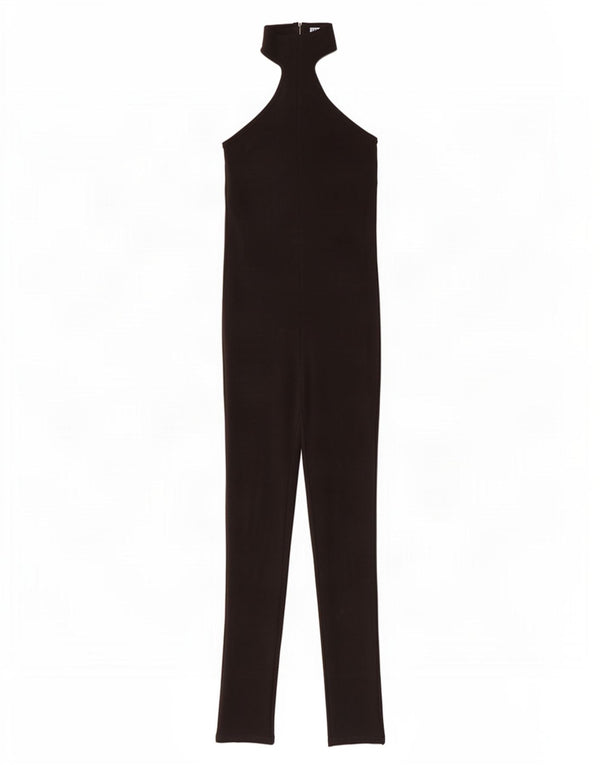 Salopetă fără mâneci pentru femei Zara UK 12 Medium Black