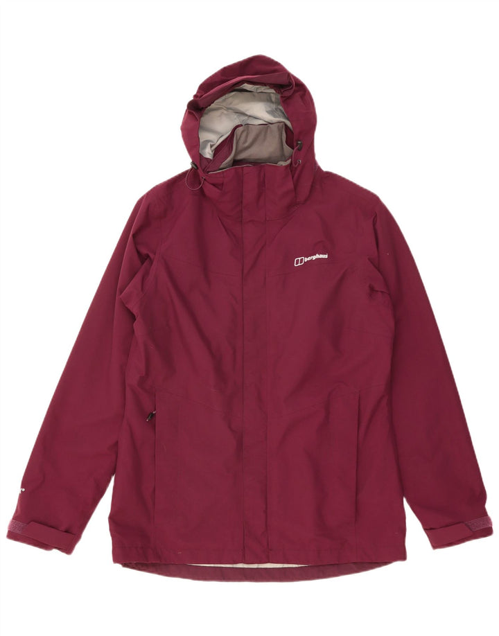 Jachetă de vânt cu glugă pentru femei Berghaus UK 12 Poliamidă violet mediu